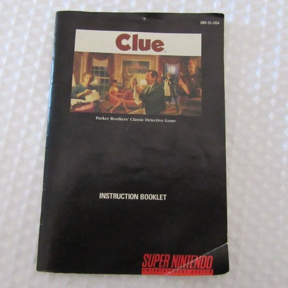 Super Nintendo Game Clue -Tested - Picture 7 of 8